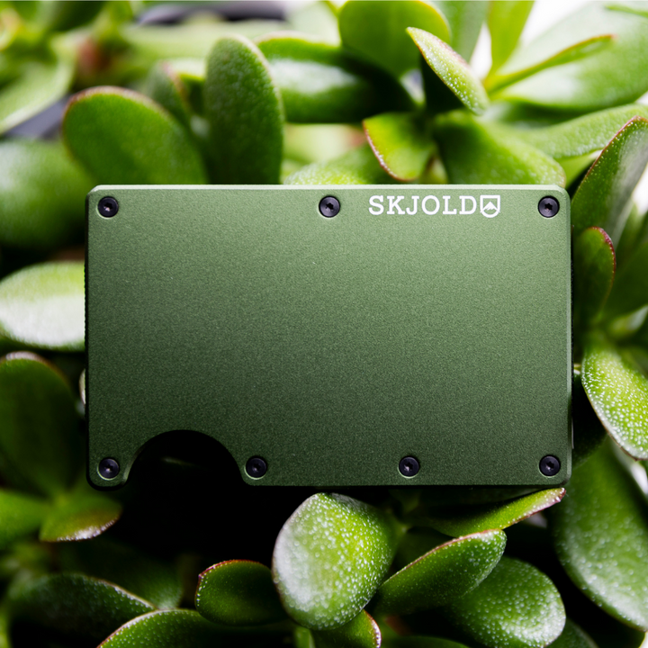 SKJOLD RFID kortholder Lush Olive©